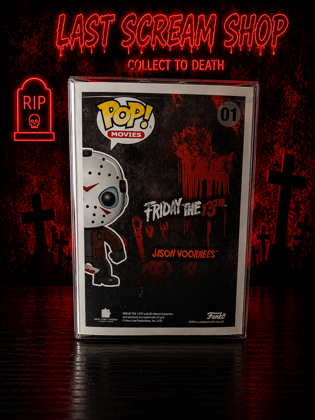 Signed Jason Funko Pop