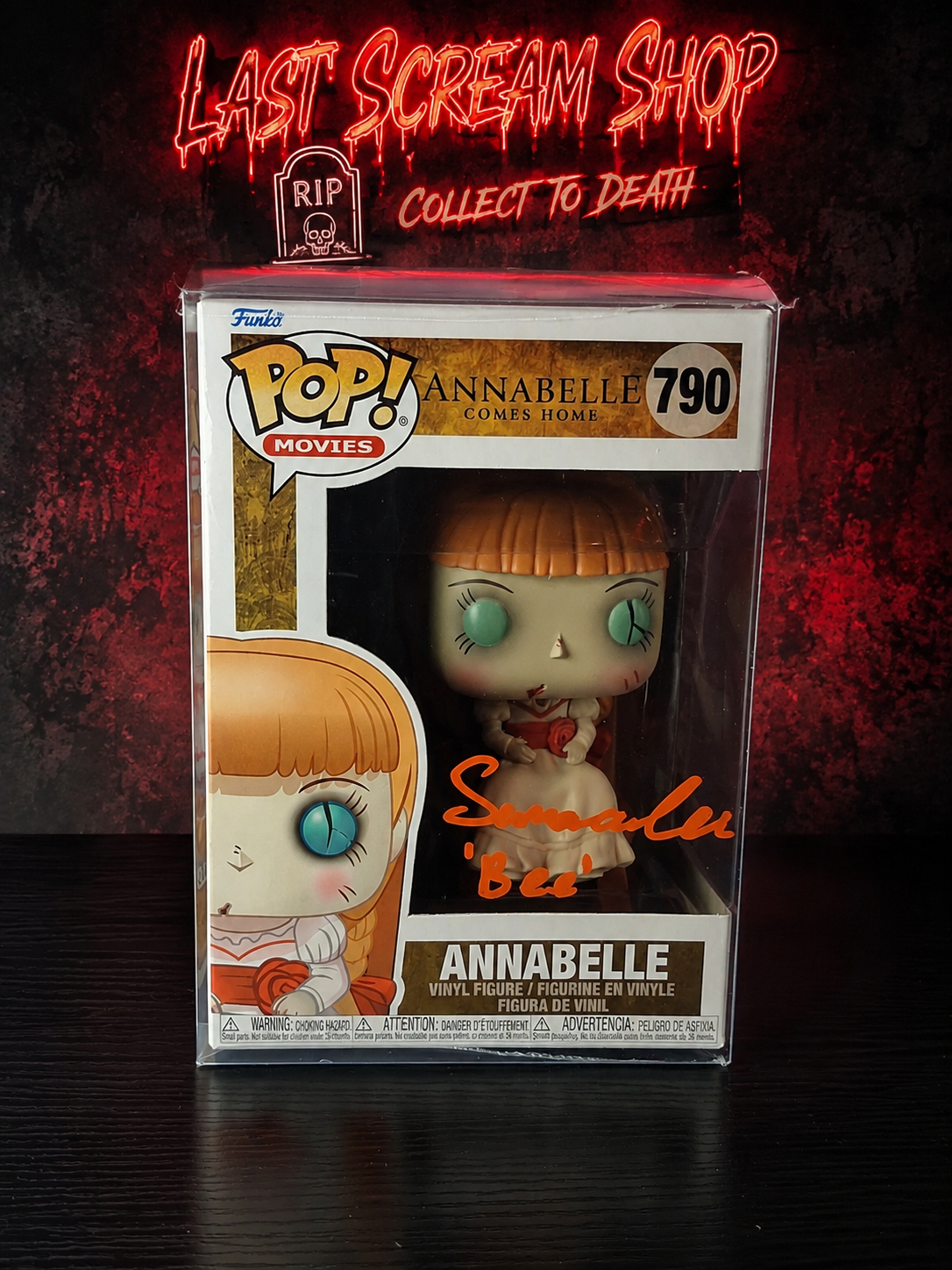 Signed Annabelle Funko Pop
