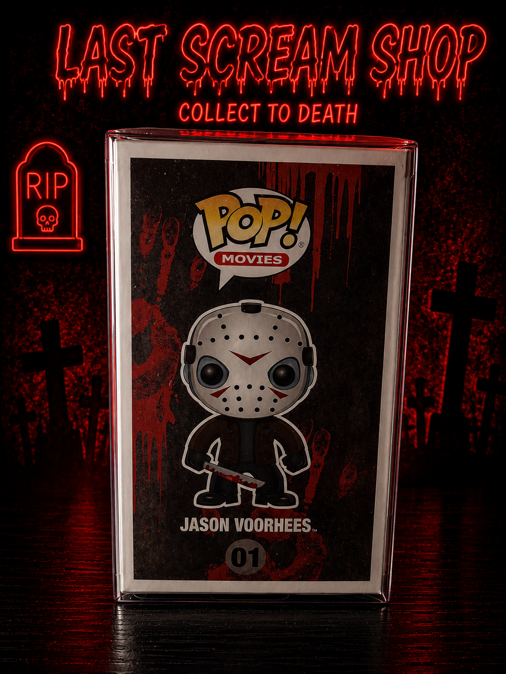 Signed Jason Funko Pop