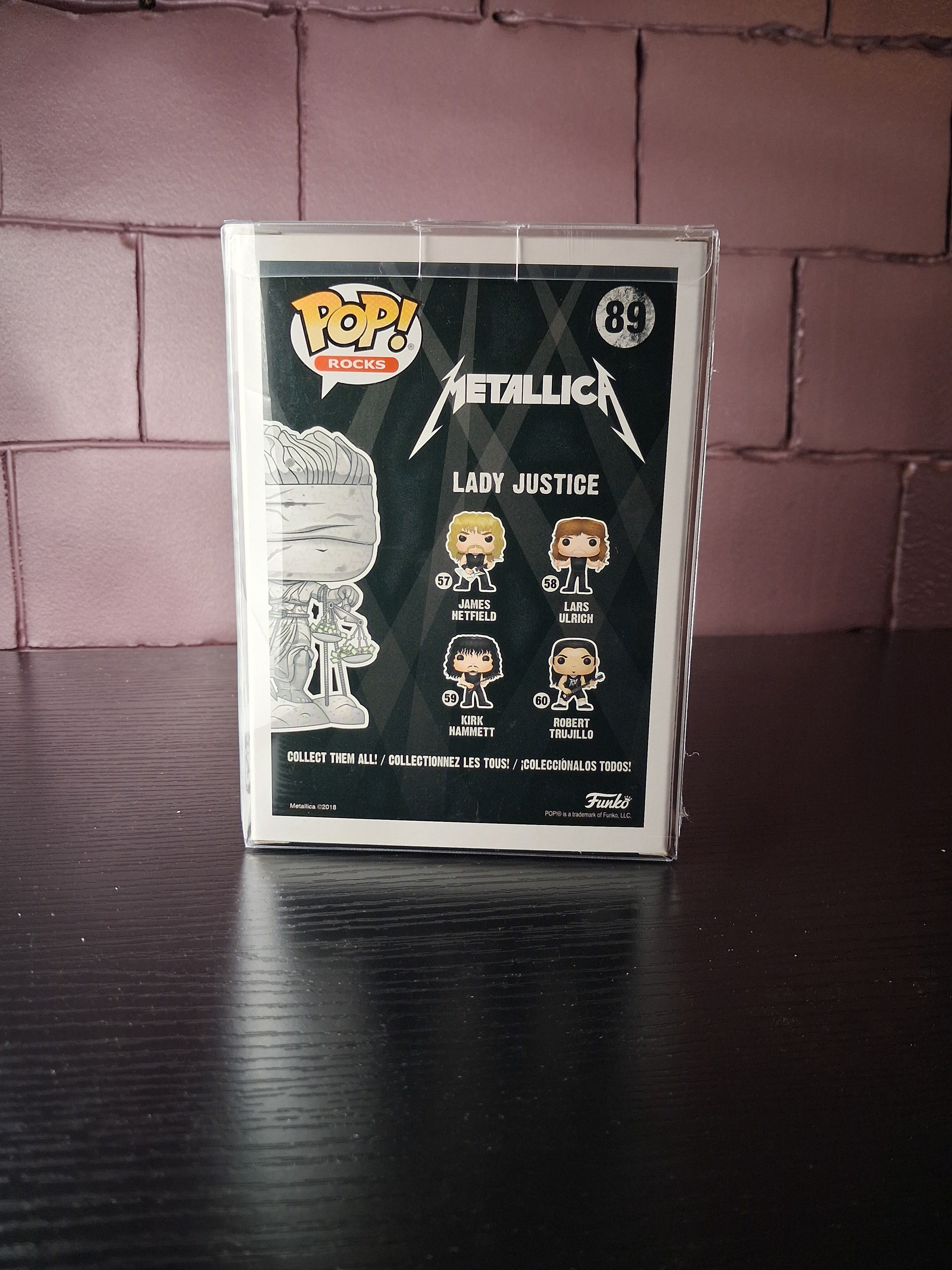 Lady Justice Metallica #89 Funko Pop