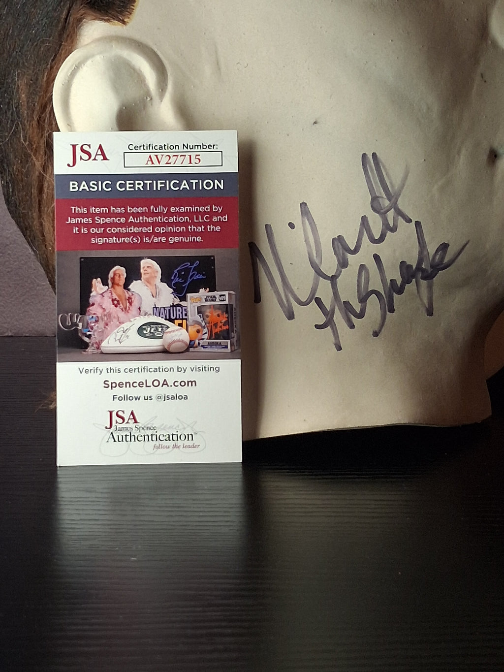 Signed Michael Myers Mask